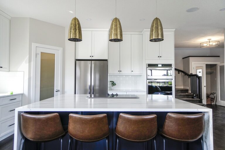 Kitchen countertop in a modern home