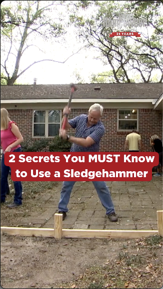 Video title for Secrets You Must Know to Use a Sledgehammer. By Thomas Boni.